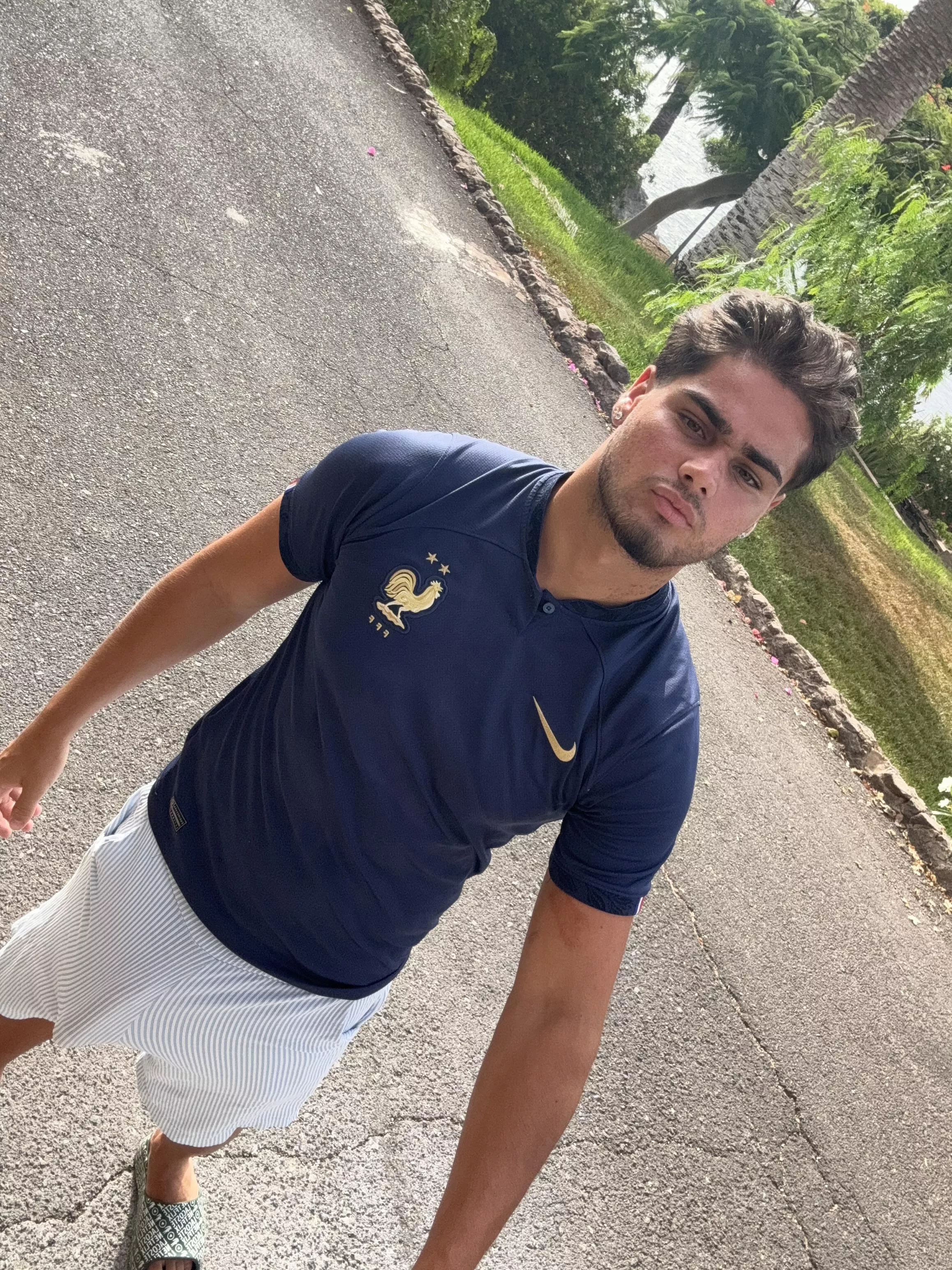 Just selfies during the walk