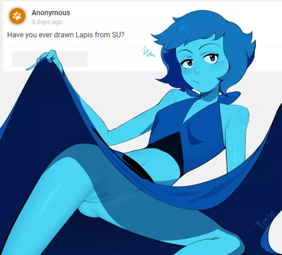Lapis lifts up her dress (TimboCactus)