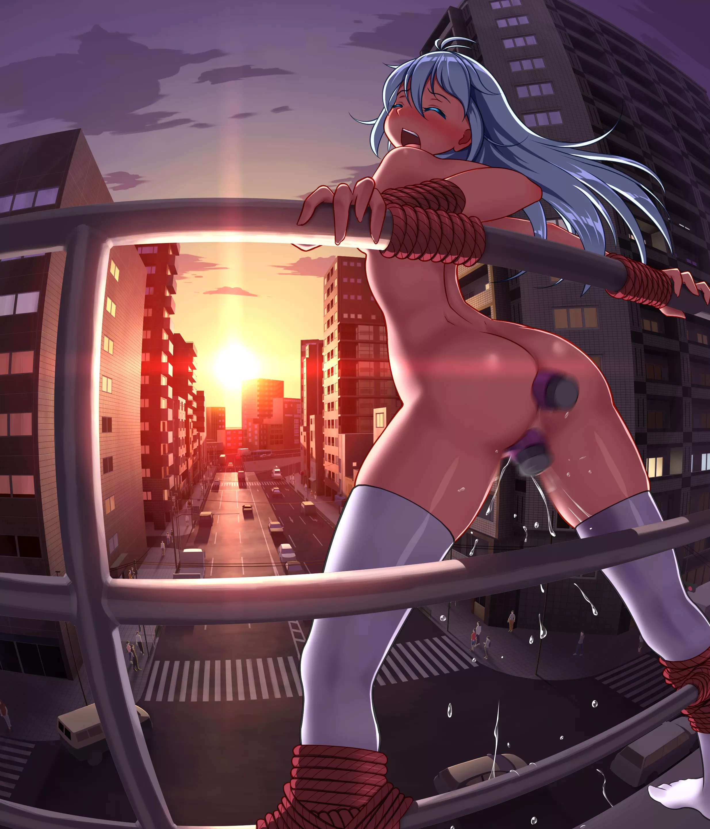 What? You said you wanted to take a walk in town and see the sunset.