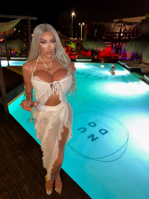 Beach club trophy doll