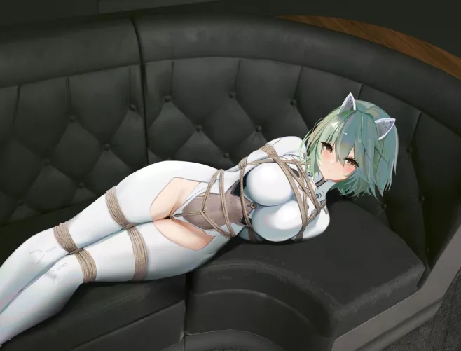 Every once in a while it's okay to let your cat on the couch...