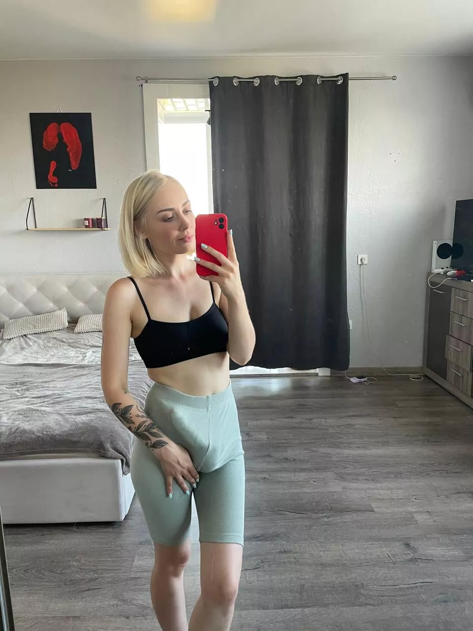 Guess how many inches is it and I’ll let you lick it