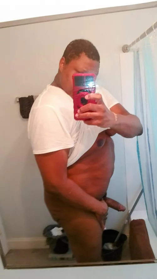 I'm my biggest critic but I'm still working on being comfortable in front of a mirror.