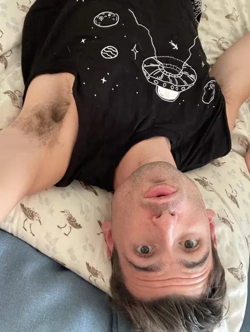 Morning armpit exposed 