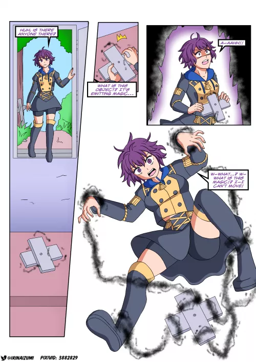 She ends up turned into a marionette after snooping around an abandoned house