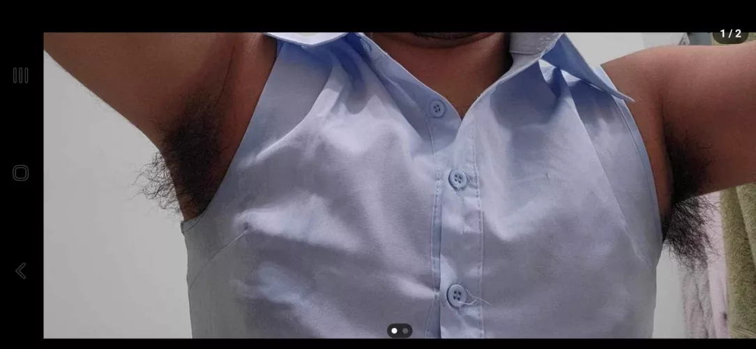 Something about sleeveless button up shirts on my partner makes melt. Wonder if you boys agree