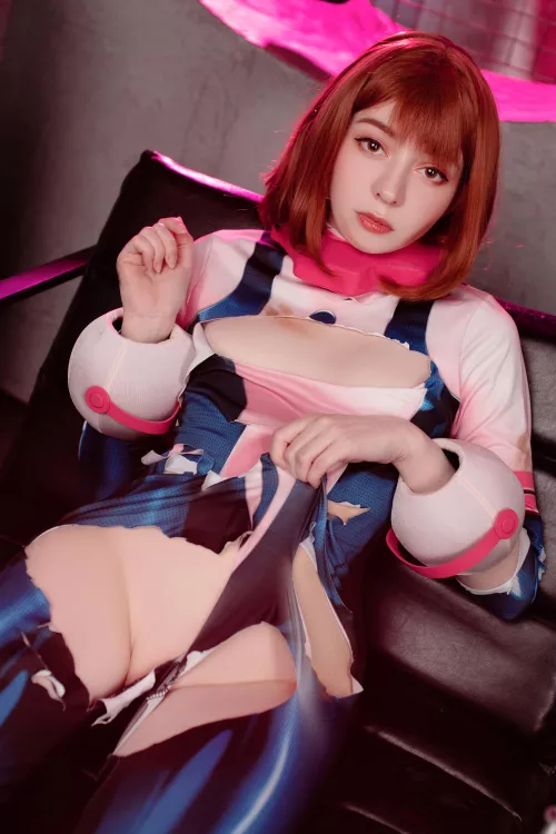 Uraraka from Boku no Hero Academia by Lissa