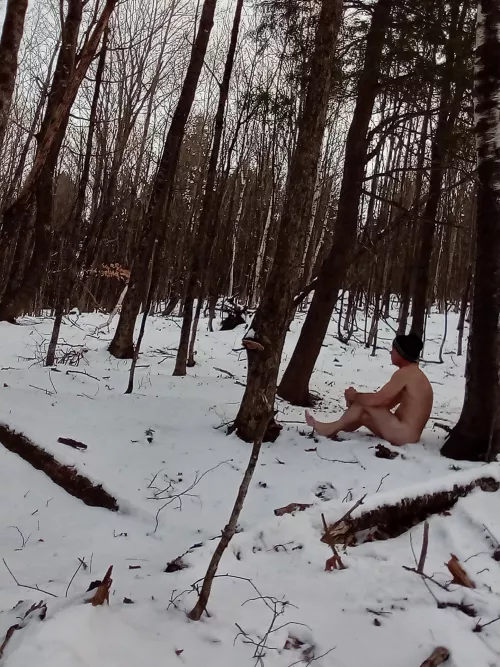 Connecting is always warm in nature naked