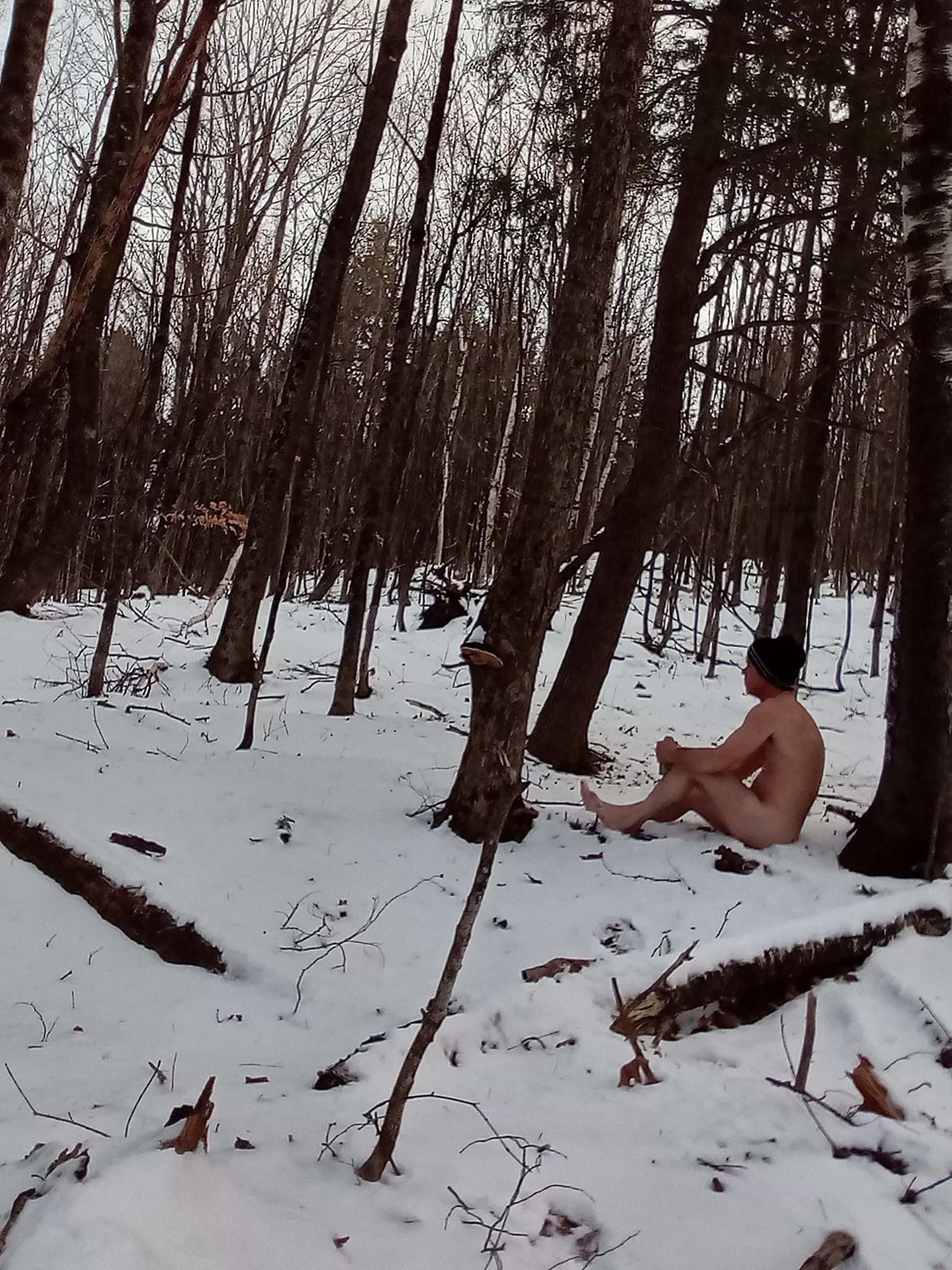 Connecting is always warm in nature naked