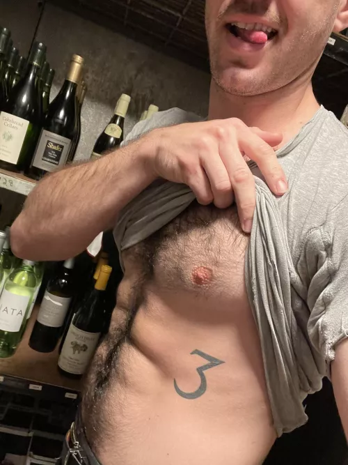 Hosting a wine dinner. Can you guess what else is on the menu? [34]