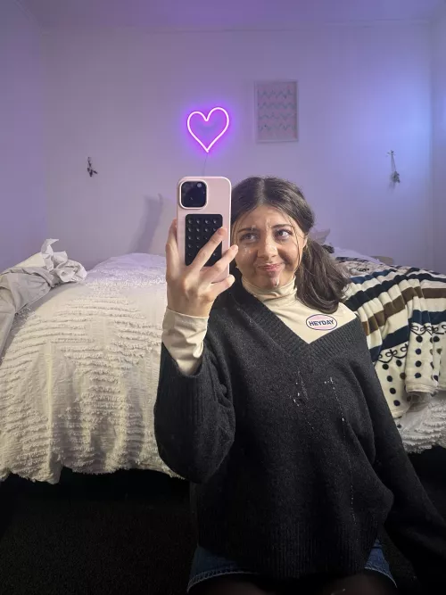 I had too much to say so he glued my mouth shut
