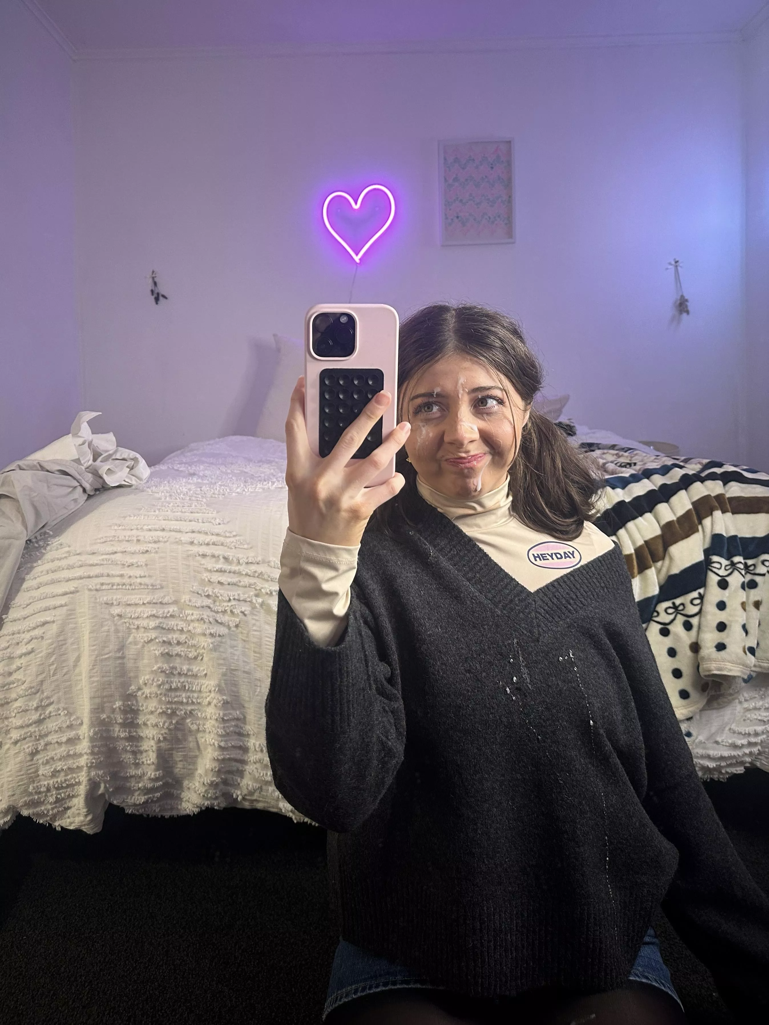 I had too much to say so he glued my mouth shut
