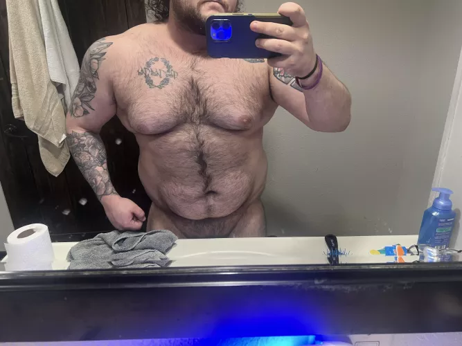 Just a body shot after getting off work 