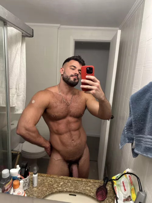 My softie before shower