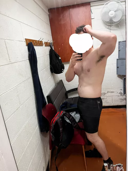 Sweaty after squats and bench