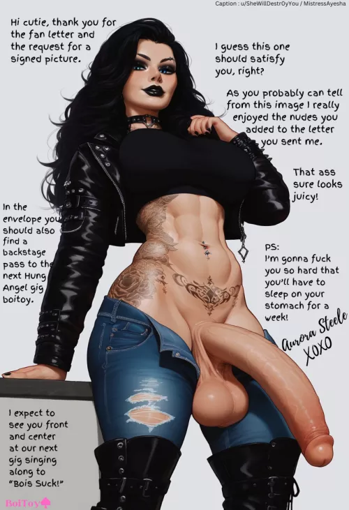 The Fan Letter - pt I (Image: BoitoySpade) [Futadom] [Futa on male] [Femboy Groupie] [Holesome] [Futaromantic] [Oral] [Anal] [Ayeshaverse]