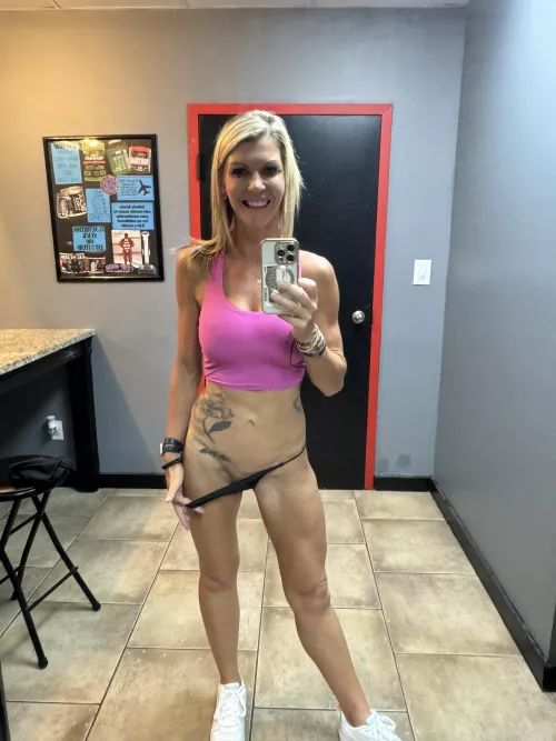 The thing about fit girls is when we wrap our legs around you there is no backing out