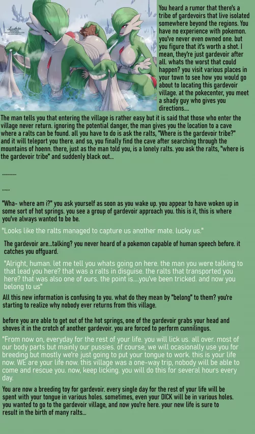 Tribe of Gardevoir [Pokemon] [Femdom] [Cunnilingus] [Malesub] [Breeding]