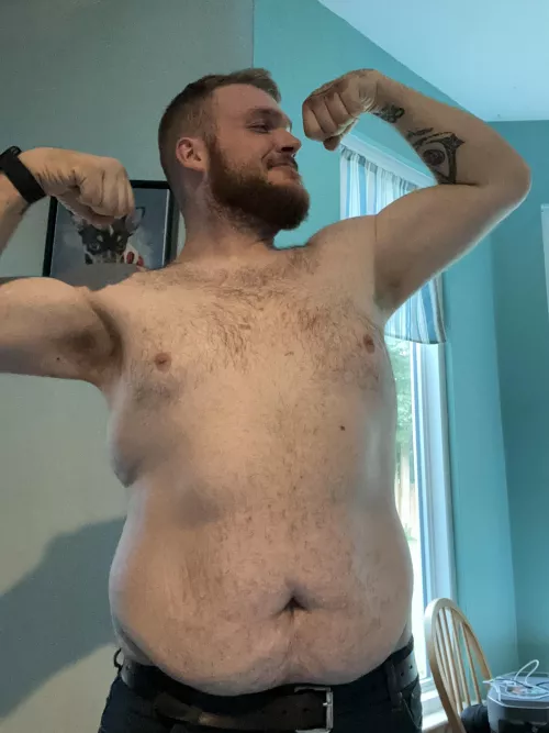 Who likes bears? It’s tummy Thursday…. So come rub some bear tummy 😉