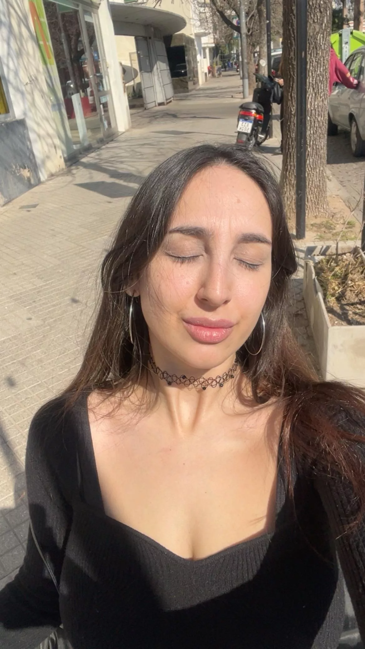 A little sun on the face 