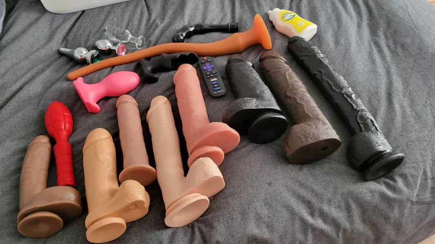 Current collection, remote for scale!