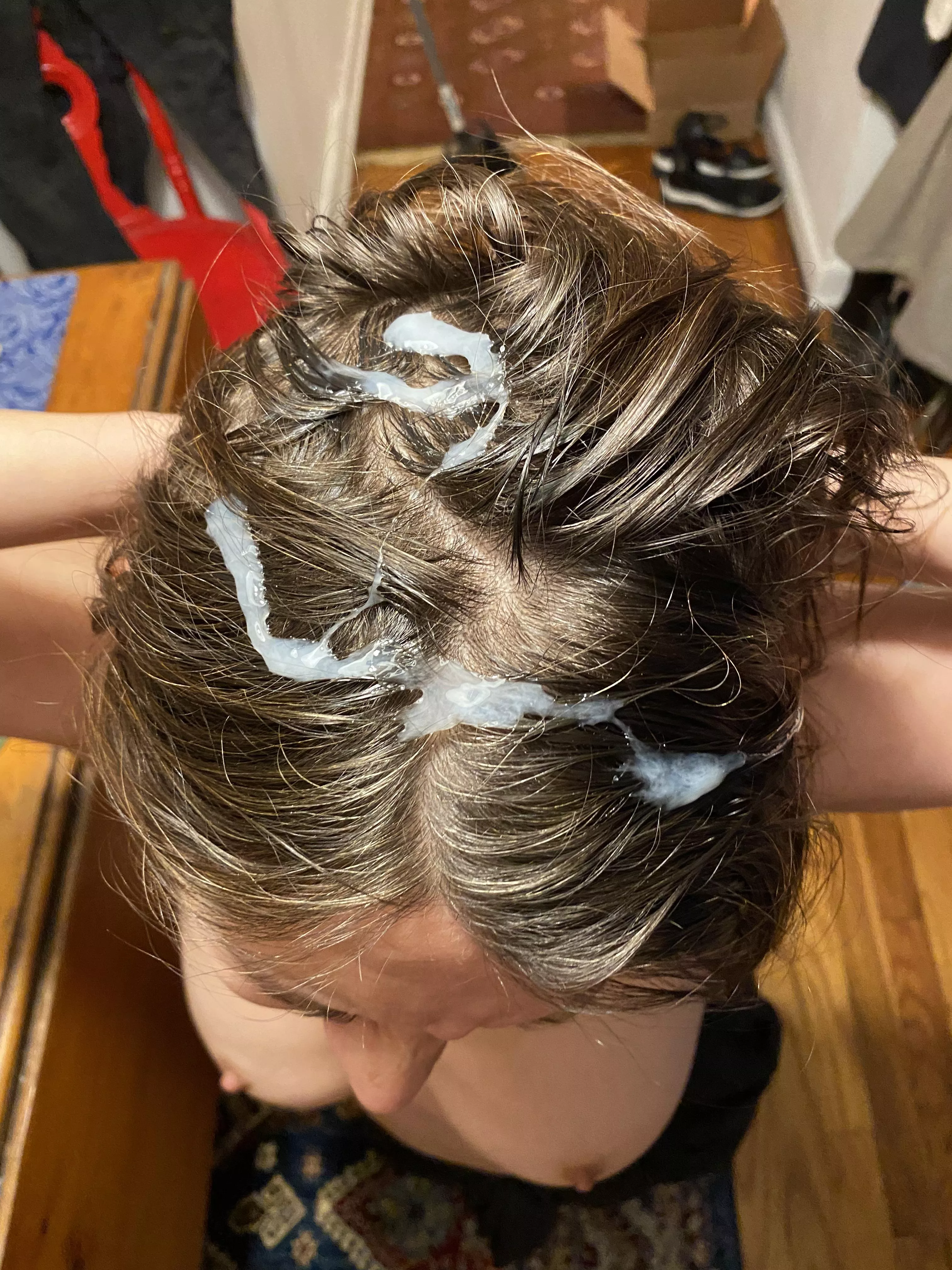 Daddy dumps his loads where he pleases 