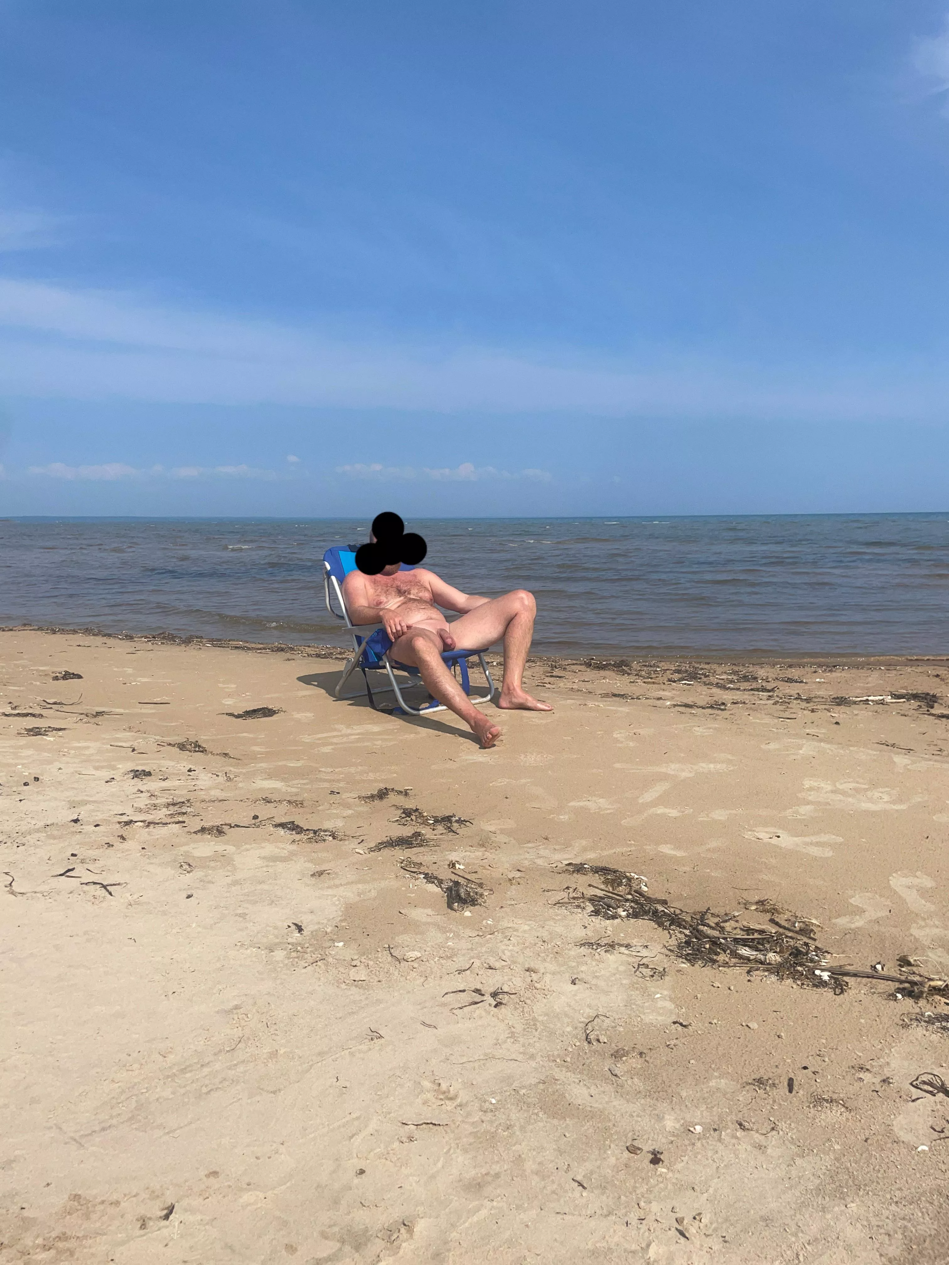 Hanging out at Lake Michigan 