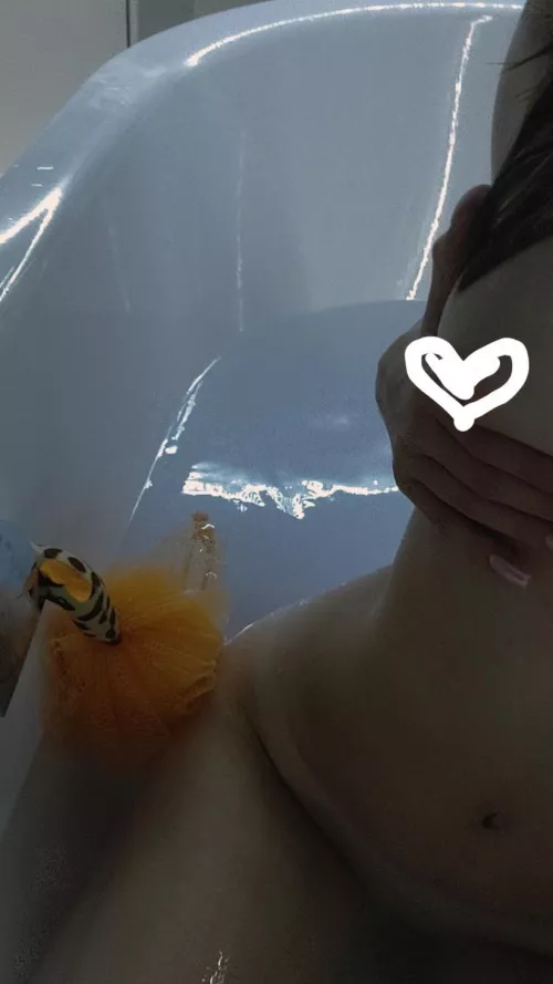 I took off my clothes to take a shower