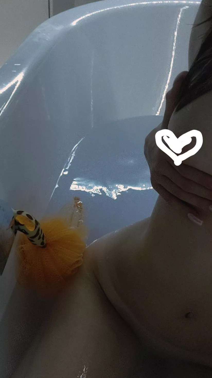 I took off my clothes to take a shower