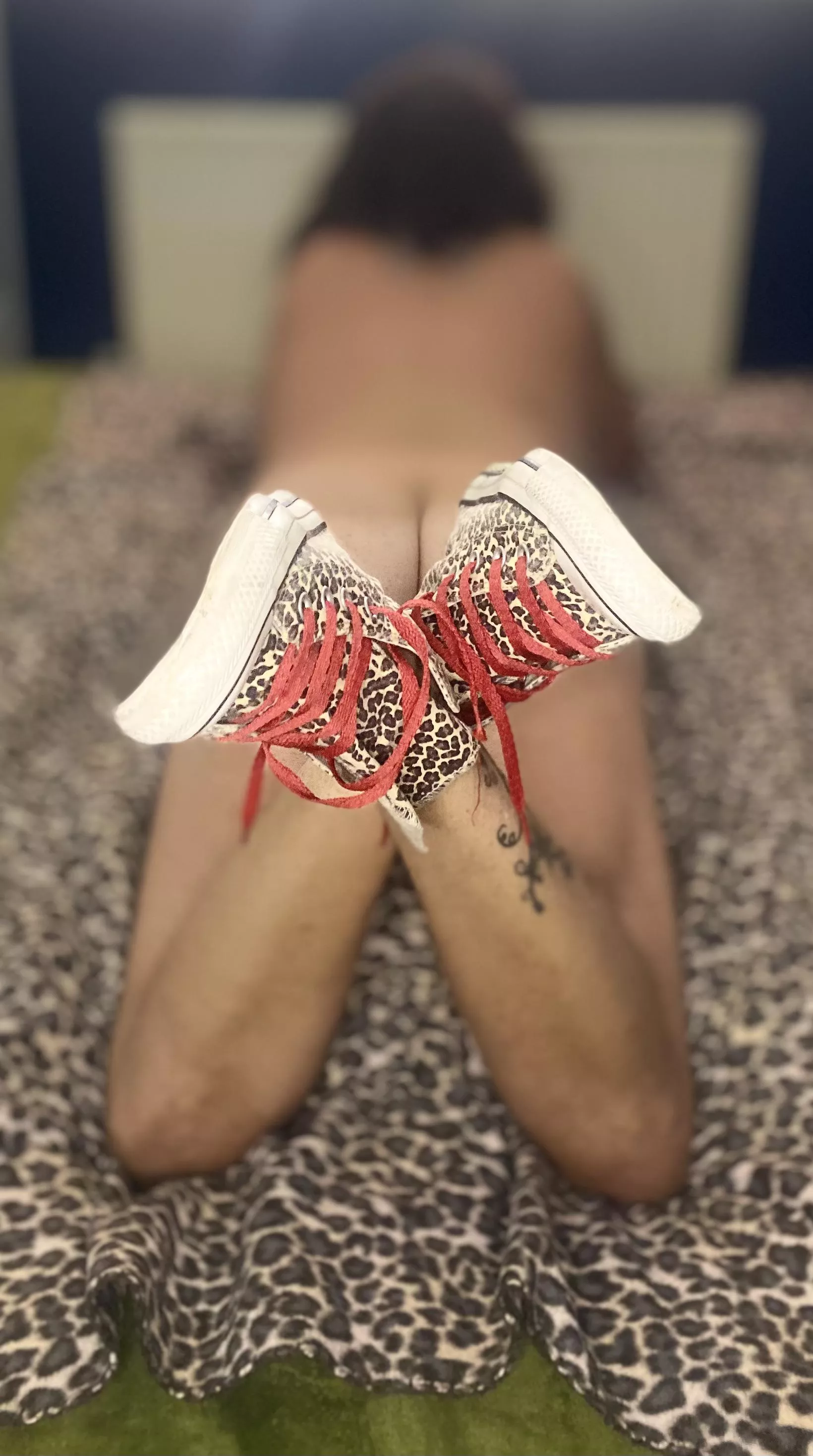 I want you to cum and join me on the bed 