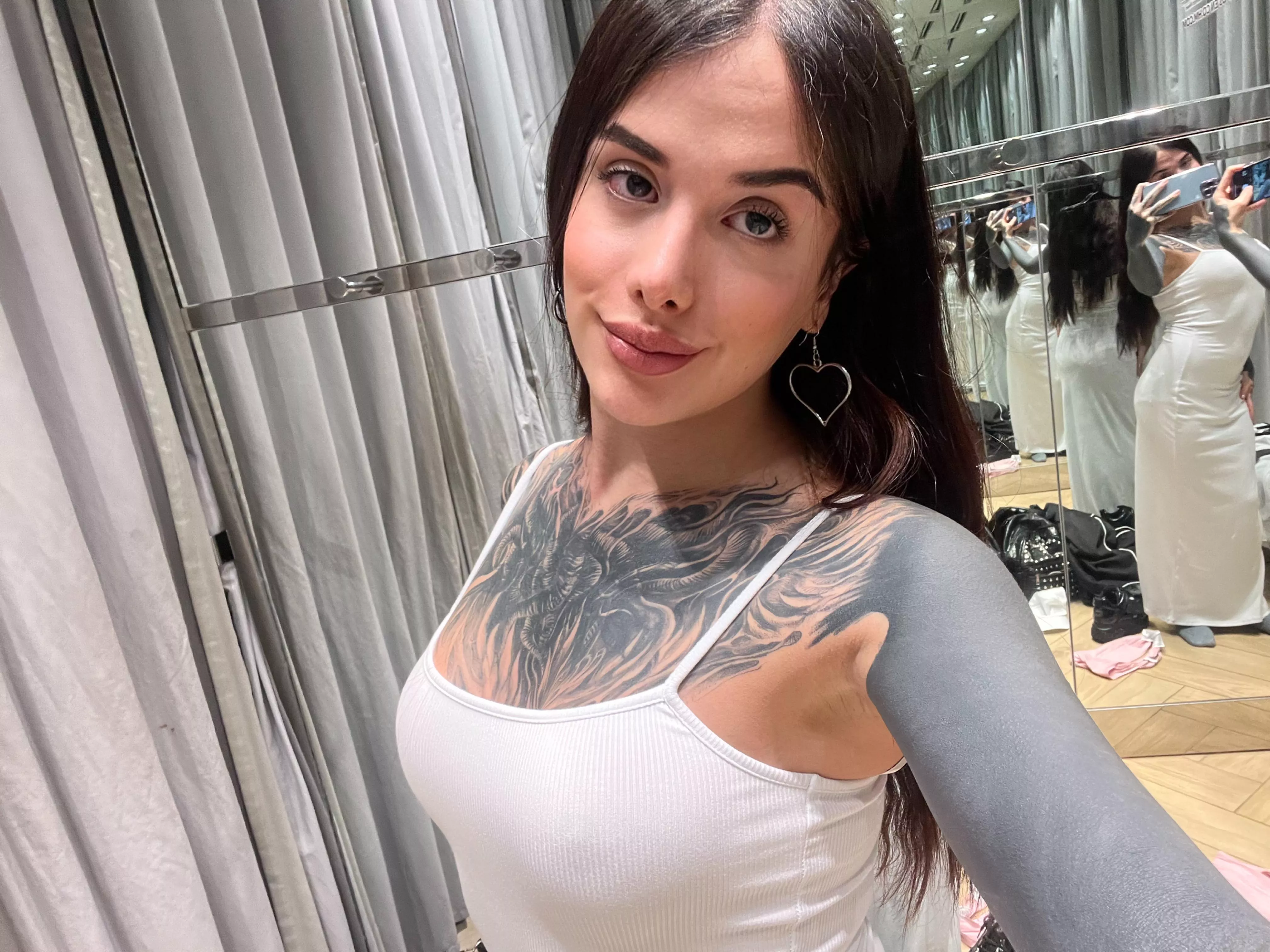 I was in the fitting room today