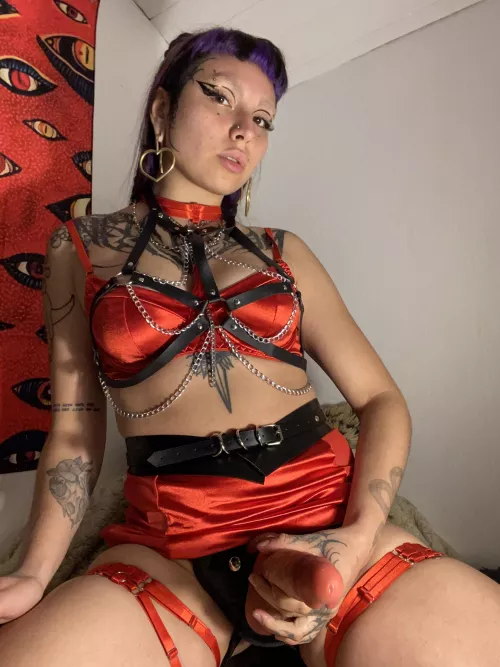 If you had to choose, would you choose a real cock or mine?