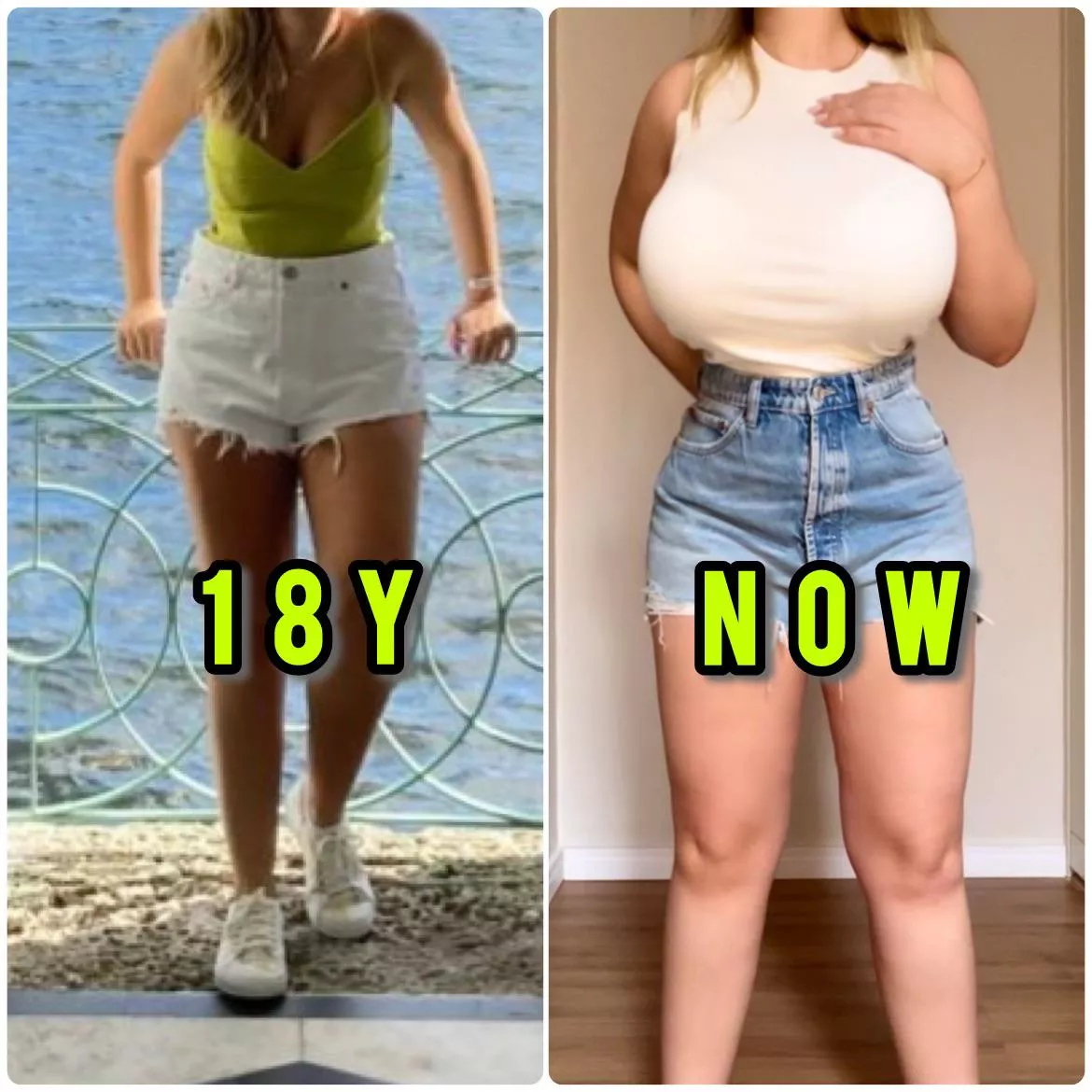 My transformation so far - 8y comparison, do you like it? 