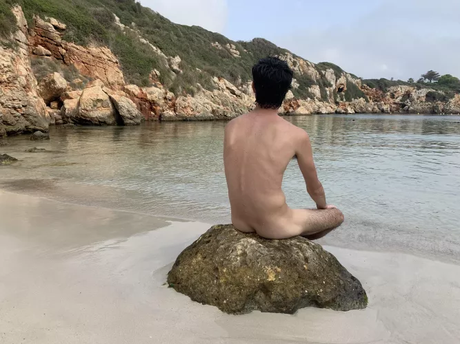 Peaceful beach in Spain 