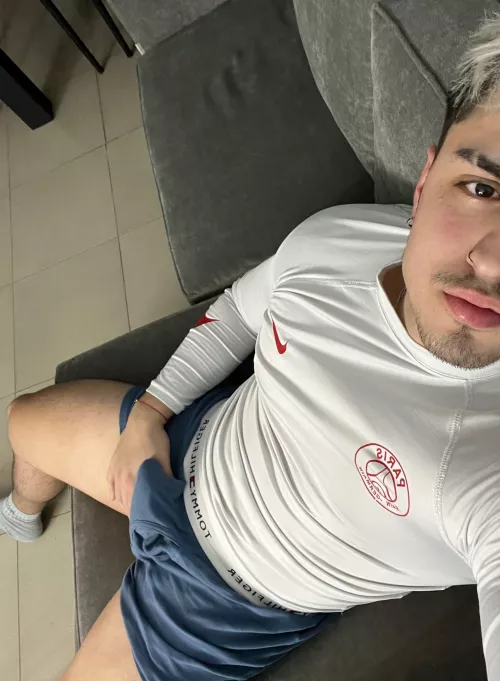 ready for soccer training 