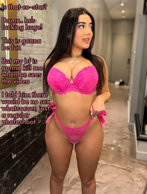 She lied to her bf saying it was just a normal regular photoshoot