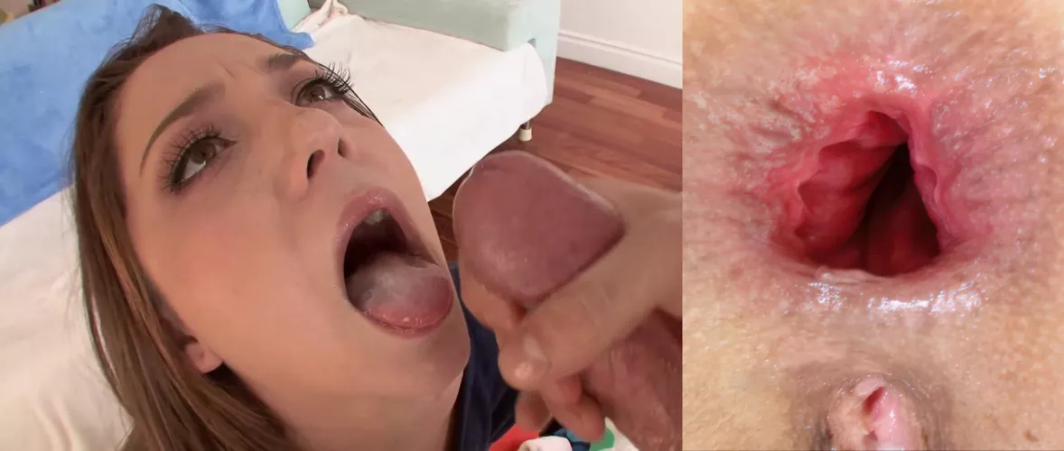 When she begs for cum even after you rekt her shit hole!