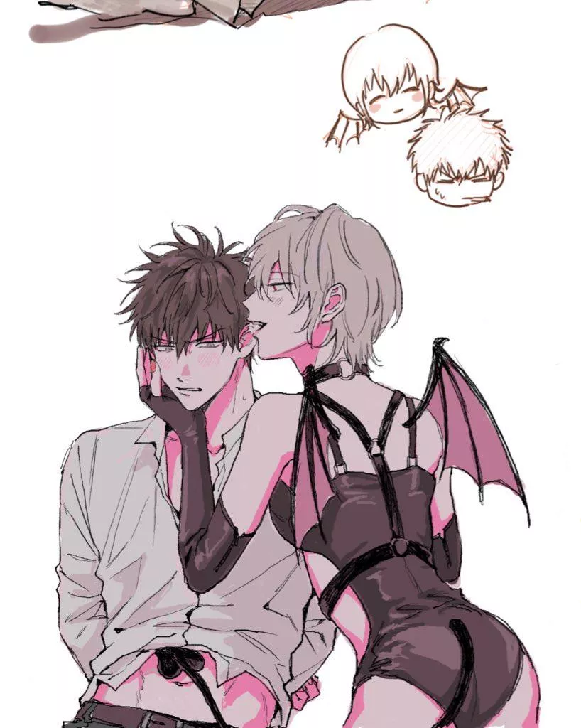 Whispering to her pet