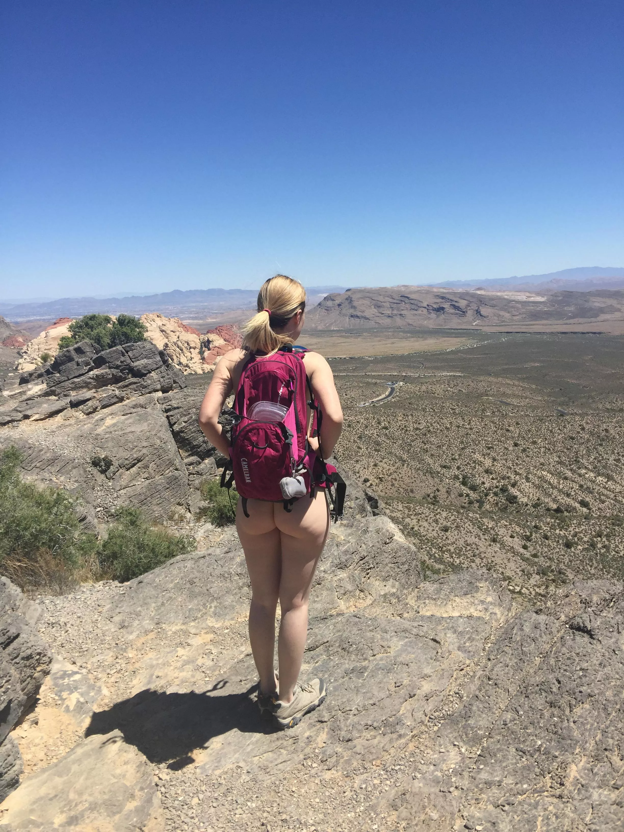 Beautiful day for a hike. 