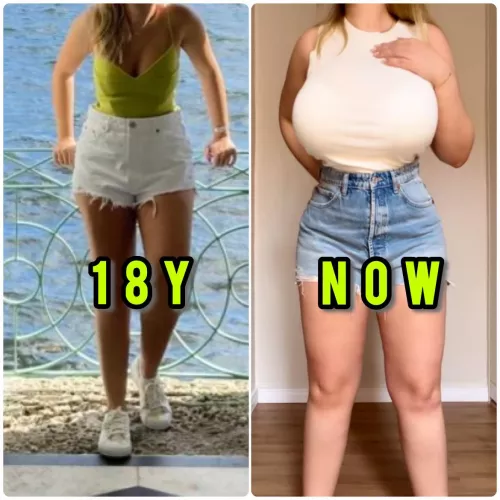 Do you like how these 8 years have changed my body? 