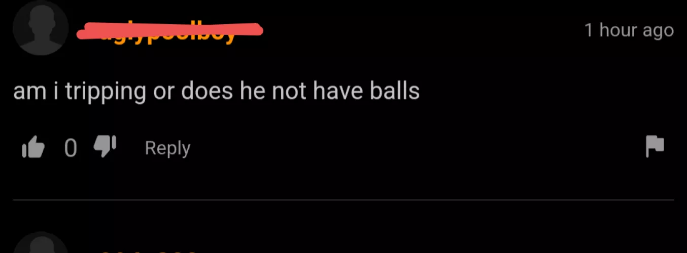 For context, this was on lesbian porn 
