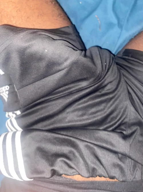 Freeballing in these shorts (21)