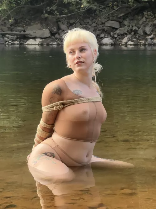 Got tied up and tossed in the river