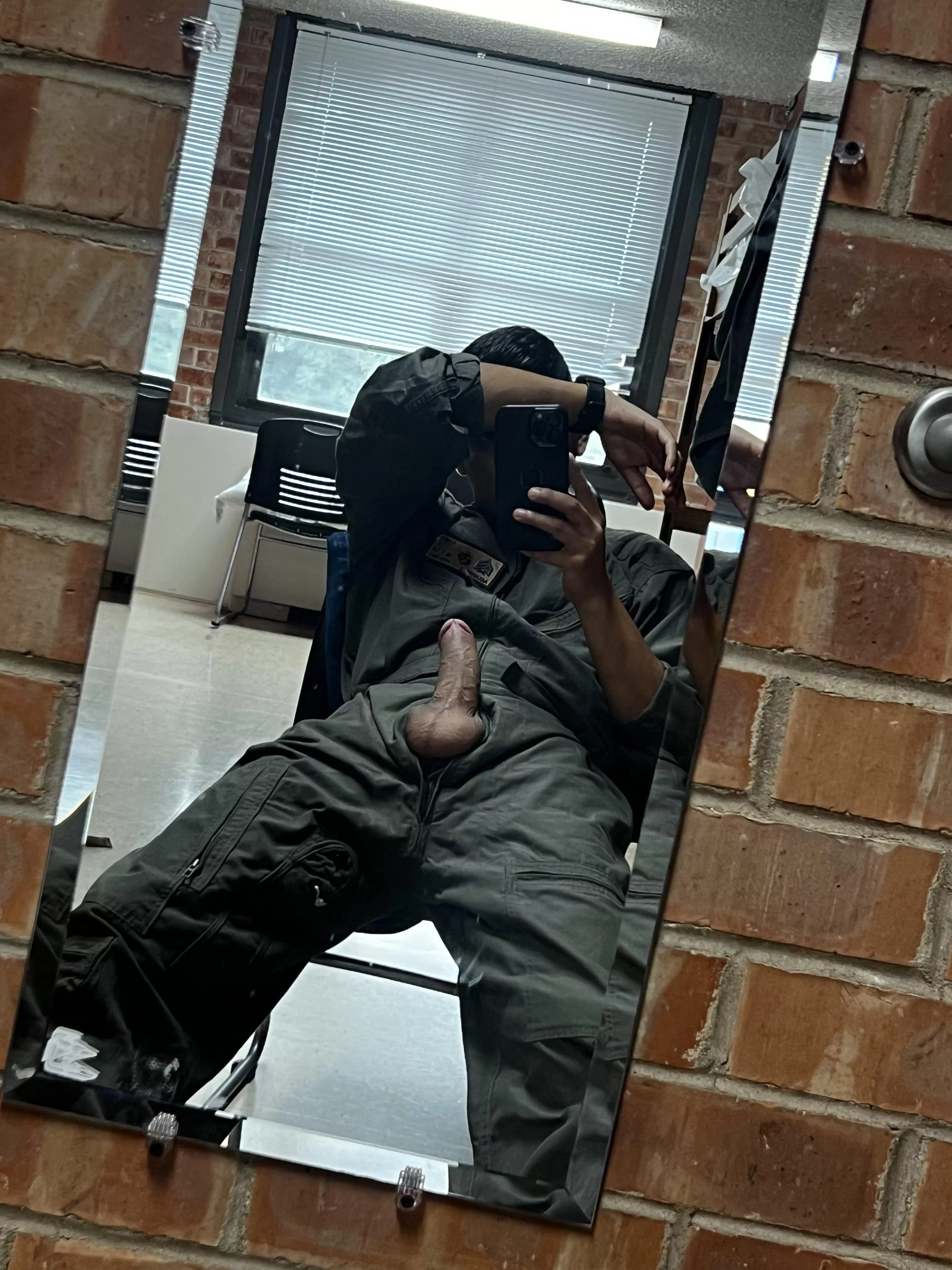 I just came to air out my body cus I’ve been sweating but someone else had different plans