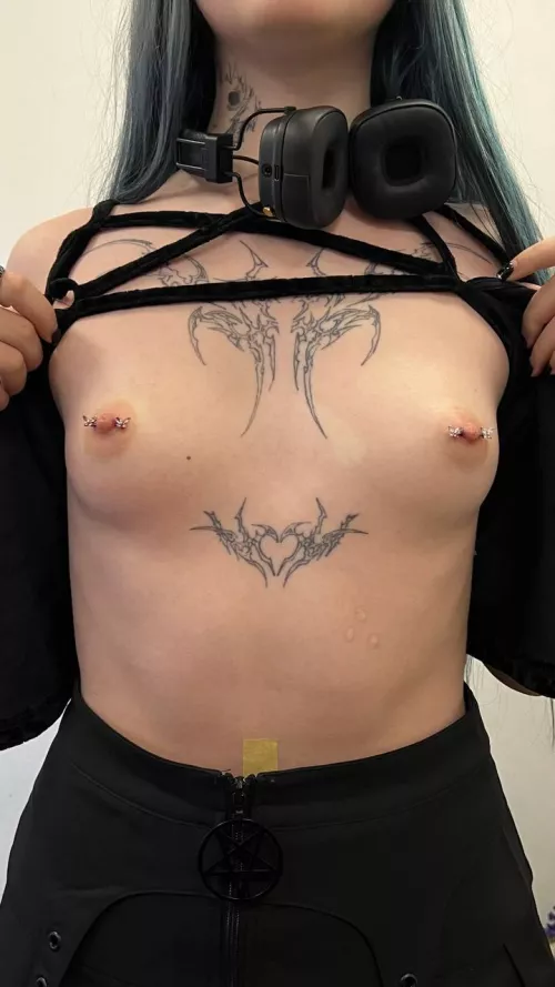 I recently got my nipples pierced. How about it?
