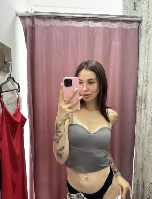 I try it on only to shoot it for you