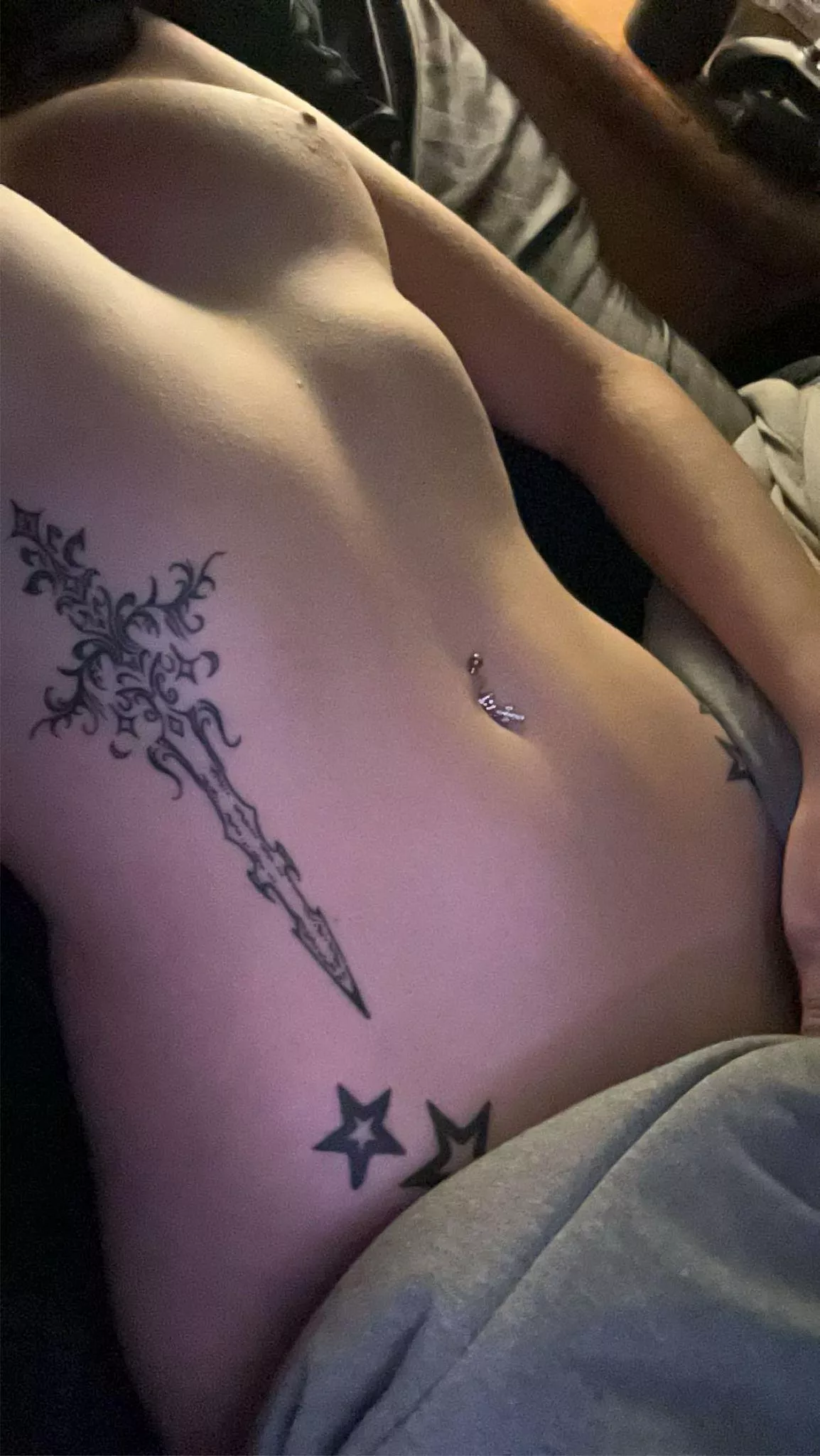 Up close and personal with my newest sexy tattoo