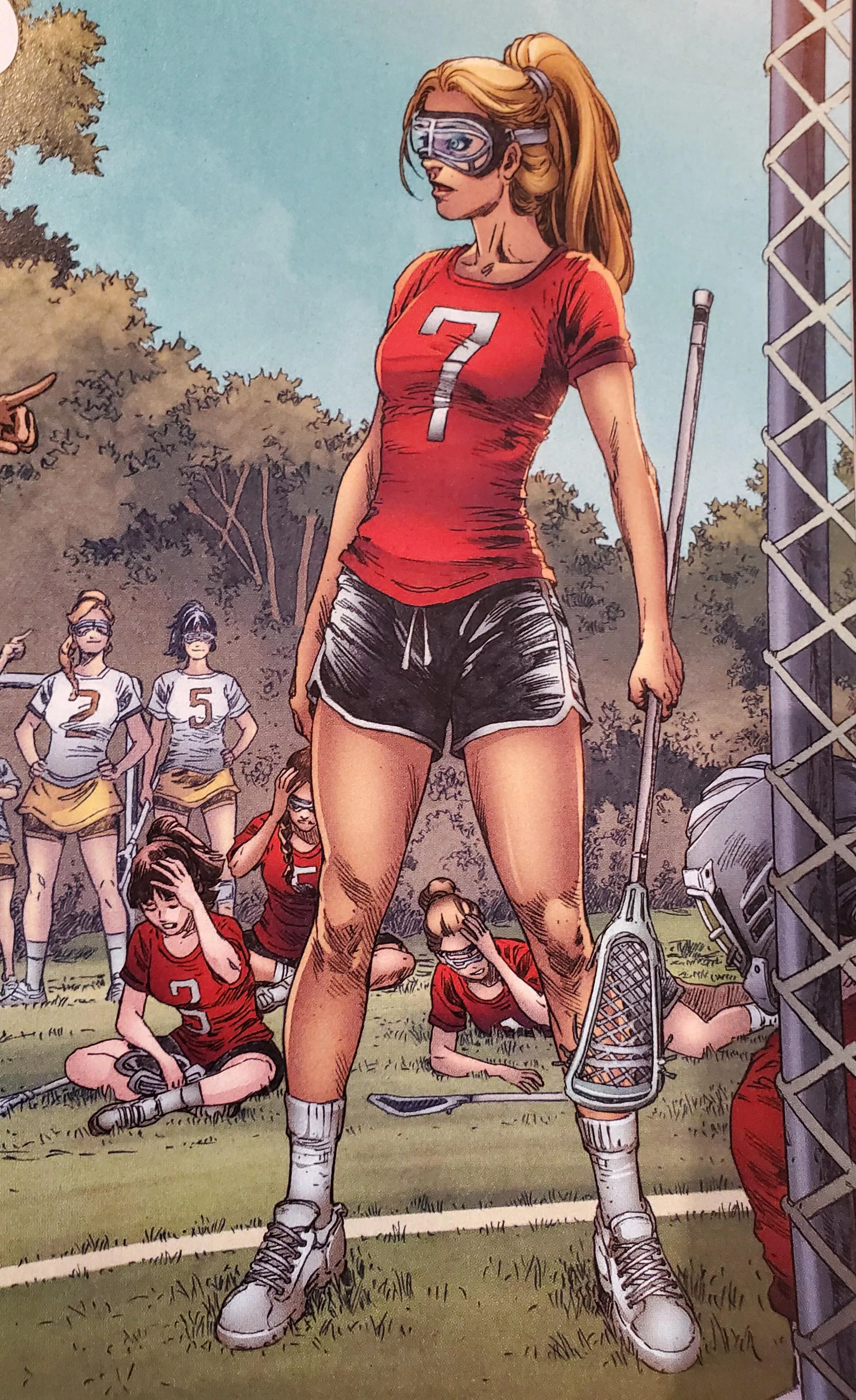 Your new favorite sport is LaCrosse [ Sheena Fatal Exams 1]