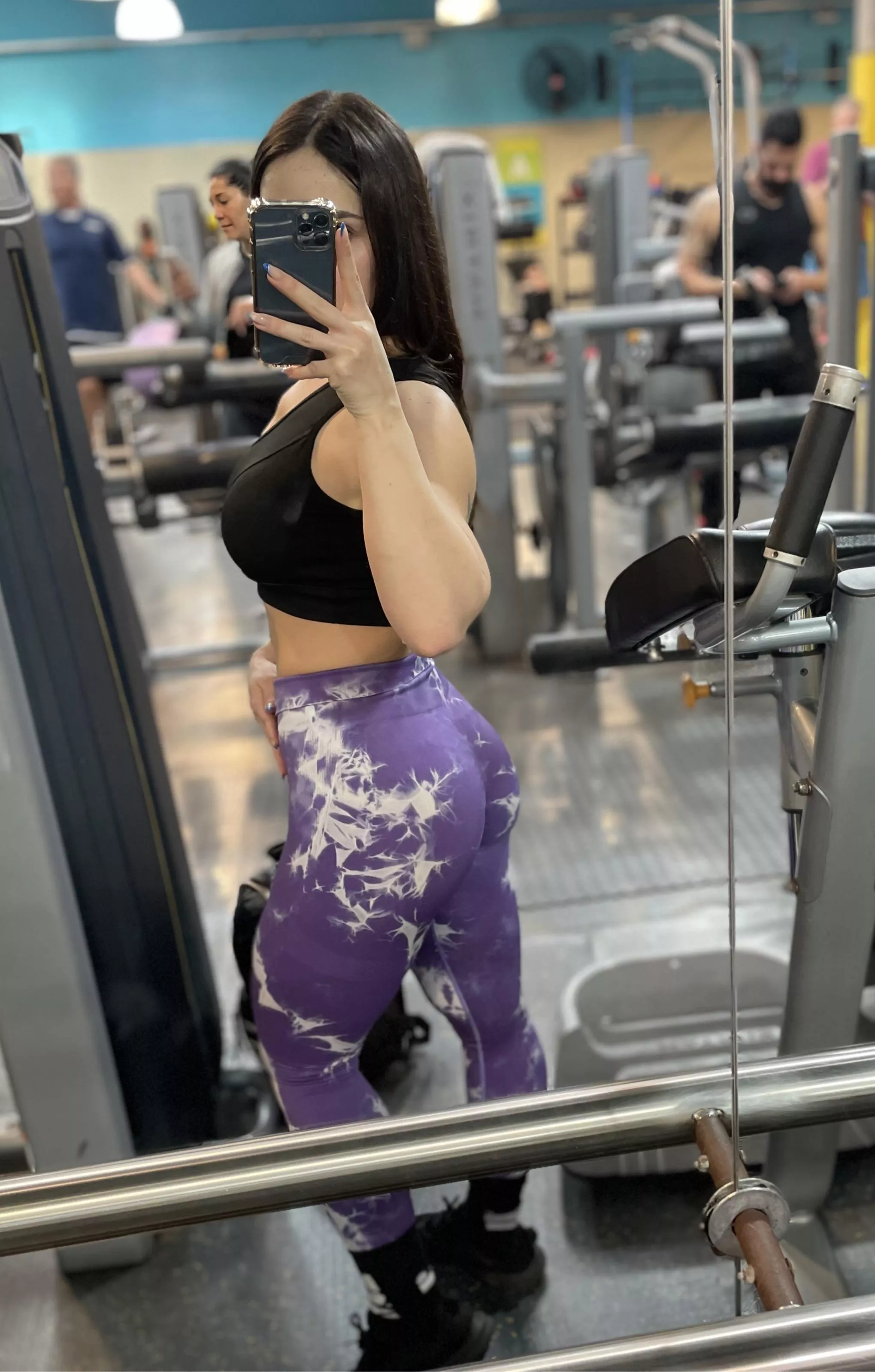 After a long workout 