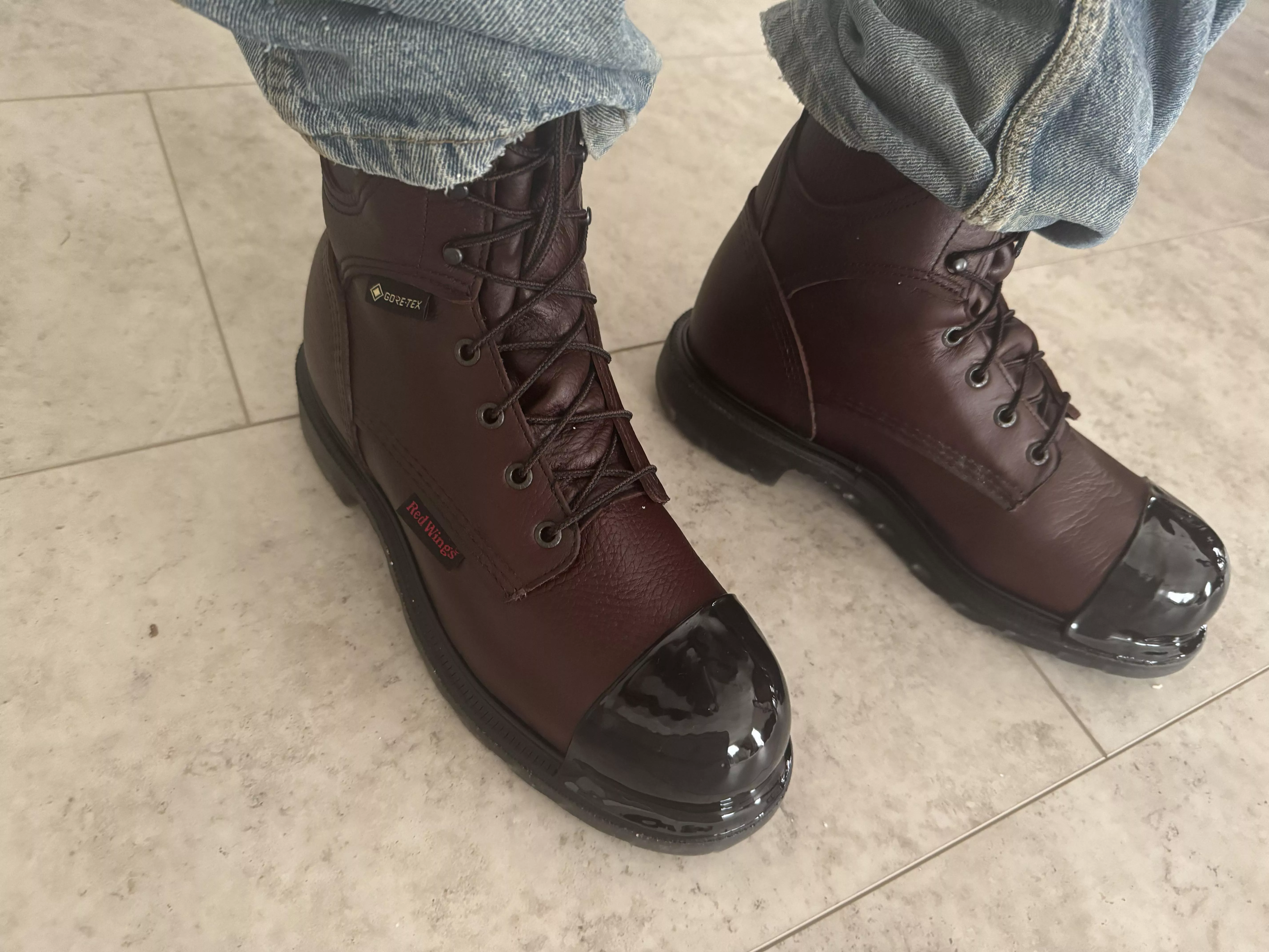 Brand new 2414’s.  How long do you think that leather will hold up in sandy/muddy new construction sites. 